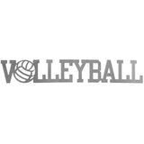 Volleyball Word Metal Decor