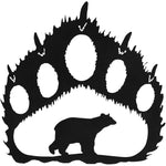 Bear Paw with Bear Metal Decor