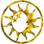 Sun Circle Metal Decor