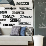 Volleyball Word Metal Decor