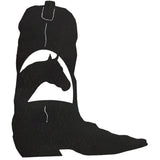 Cowboy Boot with Scene Metal Decor