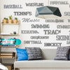 Football Word Metal Wall Decor